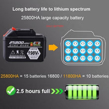 Load image into Gallery viewer, 288VF Cordless Electric Impact Wrench Electric Wrench Brush 630N.m 1x Li-ion Battery Power Tools Car repair tools
