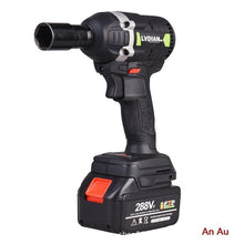 Load image into Gallery viewer, 288VF Cordless Electric Impact Wrench Electric Wrench Brush 630N.m 1x Li-ion Battery Power Tools Car repair tools
