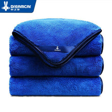 Load image into Gallery viewer, 1pc Microfiber Towel Car Care Polishing Wash Towels Plush Washing Drying Towel Thick Plush Polyester Fiber Car Cleaning Cloth
