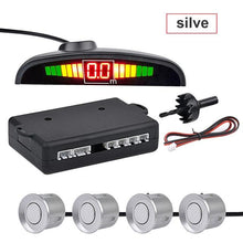 Load image into Gallery viewer, AOSHIKE Car Auto Parktronic LED Parking Sensor with 4 Sensors Reverse Backup Car Parking Radar Monitor Detector System Display
