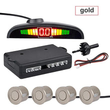 Load image into Gallery viewer, AOSHIKE Car Auto Parktronic LED Parking Sensor with 4 Sensors Reverse Backup Car Parking Radar Monitor Detector System Display
