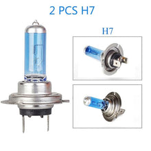 Load image into Gallery viewer, 2 PCS Newest super bright 55w car H4 H7 H11 H1 9005 9006 HB3 HB4 Halogen lamp Original socket auto headlight bulb 5500k white
