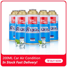 Load image into Gallery viewer, 200ML Car Air Conditioning Refrigerant Cooling Agent R134A Environmentally Friendly Refrigerator Water Filter Replacement
